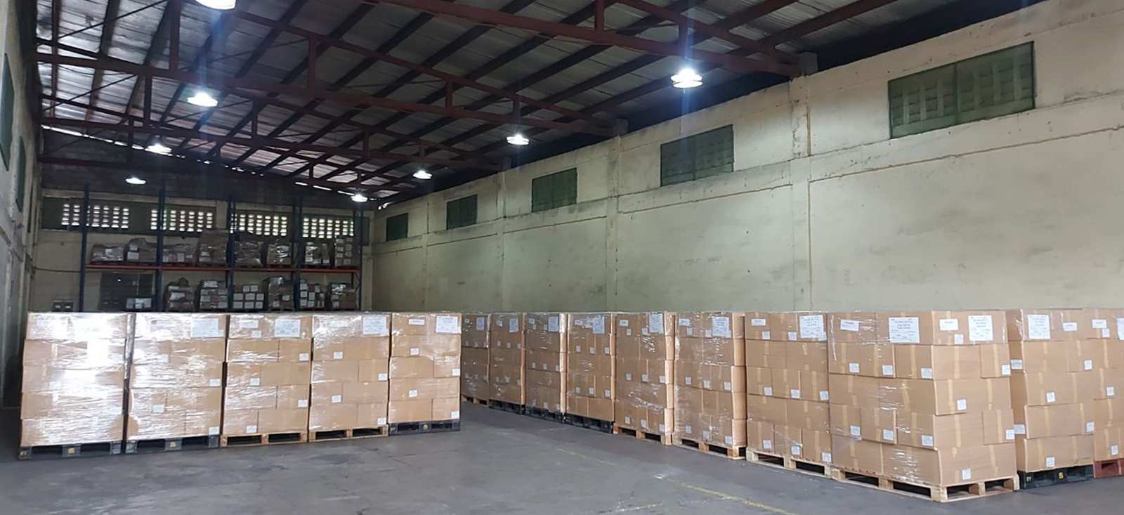 Inside GenTri Toll Packing Warehouse